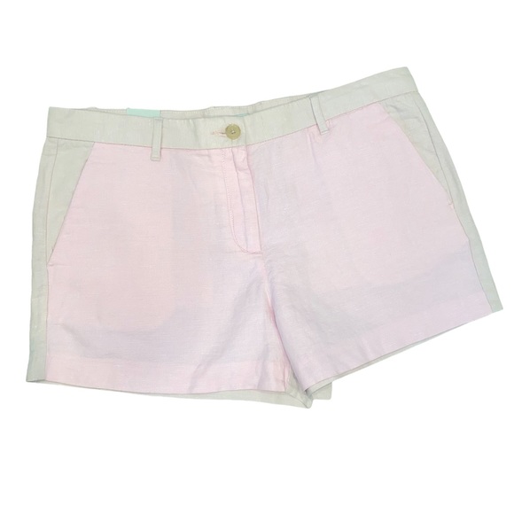 GAP NWT 2 Tone Pink Linen Blend Shorts 10 - Picture 1 of 11